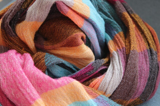 Can be a complementary piece of clothing, it can be a functional, warm anti-suit, this scarf